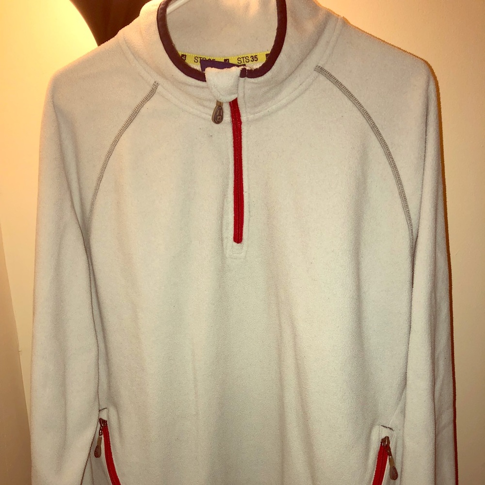 Sperry Top-Sider Quarter Zip Jacket Grey STS 35
